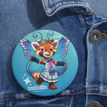 Isabella Custom Pin Buttons