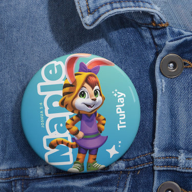 Maple Custom Pin Buttons